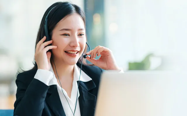 カスタマーサポートの写真